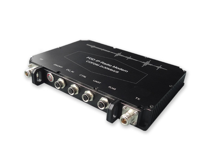 COFDM إيثرنت RS232 جهاز الإرسال والاستقبال اللاسلكي ، H.265 COFDM اللاسلكي HD جهاز الإرسال والاستقبال