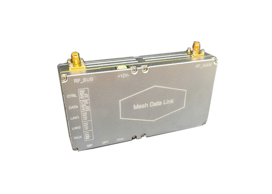 5Watt UAV datalink 50Mbps معدل البيانات التكيفية تردد القفز IP شبكة الراديو